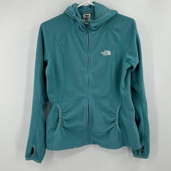The North Face Zip Up Fleece Jacket Blue Women’s Size Medium - Picture 1 of 6